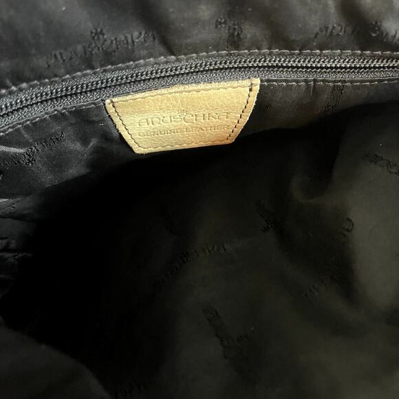 ANUSCHKA  GENUINE  LEATHER  HAND PAINTED‎ HOBO BAG - Picture 8 of 13